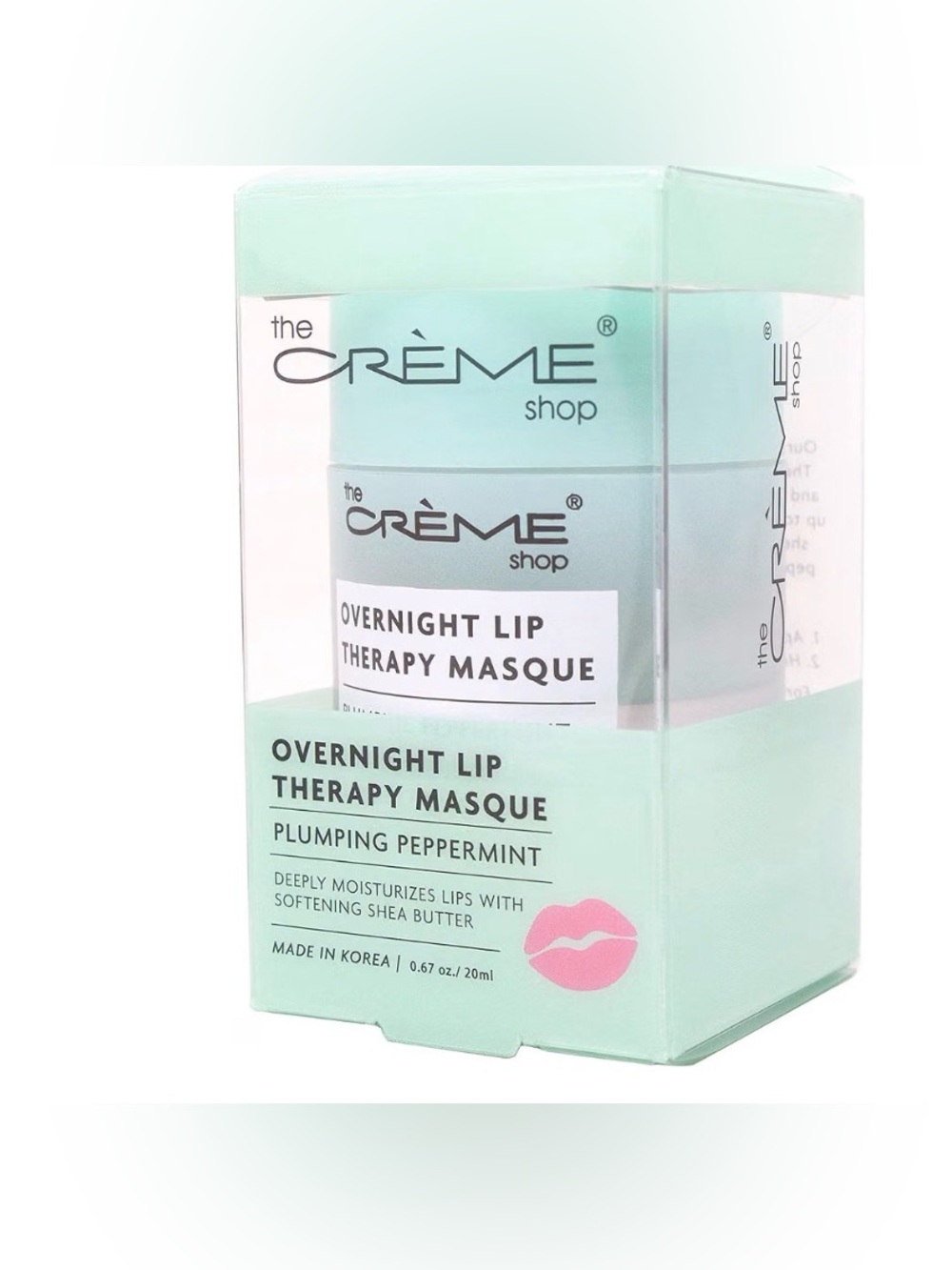 The Crรจme Shop Overnight Lip Therapy Masque - Plumping Peppermint (Mint)